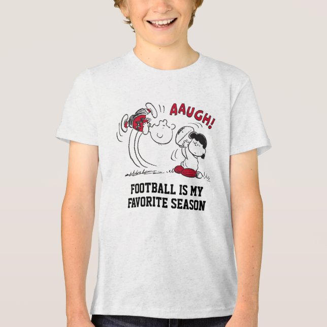 T-shirt En Tri-matière Lucy Tue Way Football De Charlie Brown (Recto)