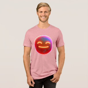 T-shirt En Tri-matière Lueur de Joie : Émoticon Numérique