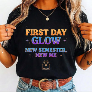 T-shirt En Tri-matière Lueur du premier jour Nouveau semestre Nouvelle mo