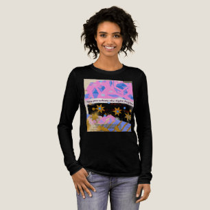 T-shirt En Tri-matière Lumière intérieure – Éclat de gemme or rose