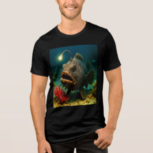 T-shirt En Tri-matière Luminosité de la mer profonde : le poisson-pêcheur