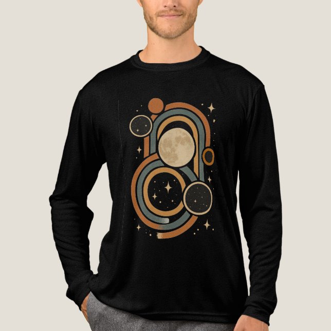 T-shirt En Tri-matière Lune Et Oeuvre Bella+Canvas (Recto)