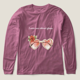T-shirt En Tri-matière Lunettes de soleil de couleur rose