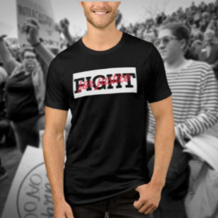 T-shirt En Tri-matière Lutte contre la justice - La typographie audacieus