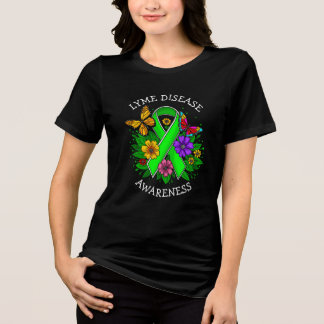 T-shirt En Tri-matière Lyme Disease Awareness Ribbon