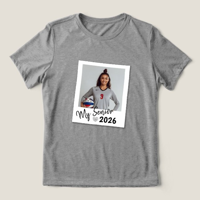 T-shirt En Tri-matière Ma chemise de volley-ball sur mesure (Design Recto)