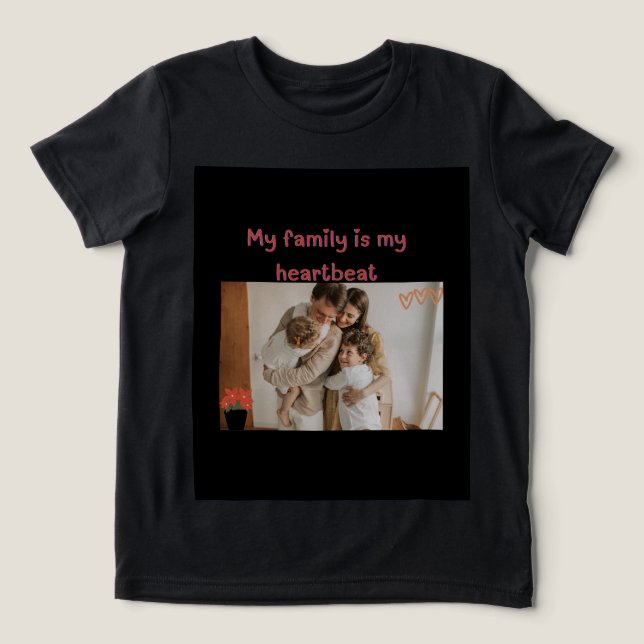 T-shirt En Tri-matière Ma famille (Design Recto)