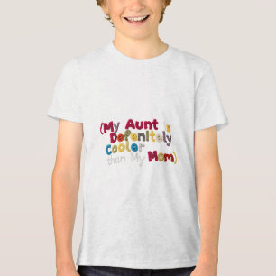 T-shirt En Tri-matière Ma tante est vraiment Glacière que ma mère