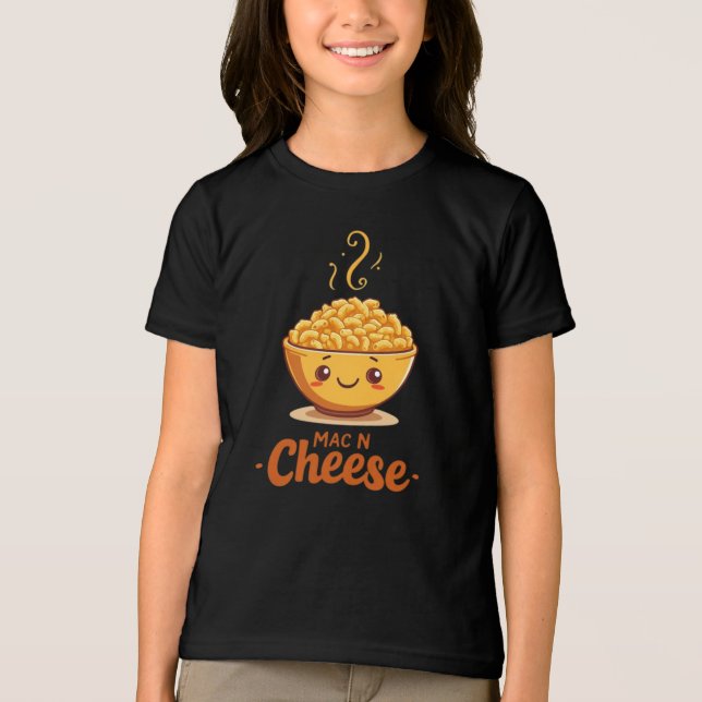 T-shirt En Tri-matière Mac N Cheese Cute Bowl (Recto)