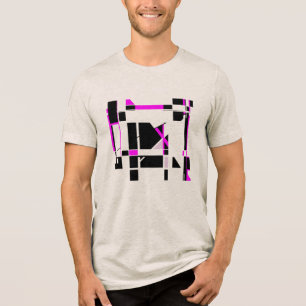 T-shirt En Tri-matière Magenta Black Jameboard Géométrique MCM