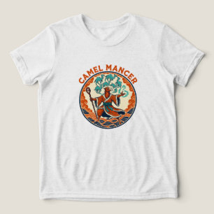 T-shirt En Tri-matière Magicien de chameau Désert de fantaisie Art mystiq