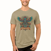 Magnifique Chemise de la Culture Tribale de l'Aigl