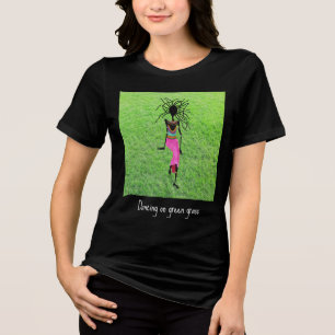 T-shirt En Tri-matière Magnifique, Danser sur l'oreiller à jet d'herbe ve