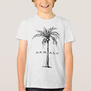 T-shirt En Tri-matière Mahalo Hawaii De L'Île. Sentez L'Épir Aloha