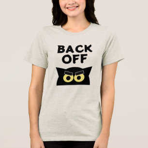 T-shirt En Tri-matière Maillot de femme avec chat en colère Back Off