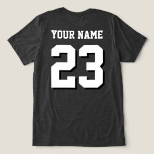 T-shirt En Tri-matière Maillot de sport personnalisé avec nom et numéro