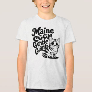 T-shirt En Tri-matière Maine Coon Géants gentils Chat