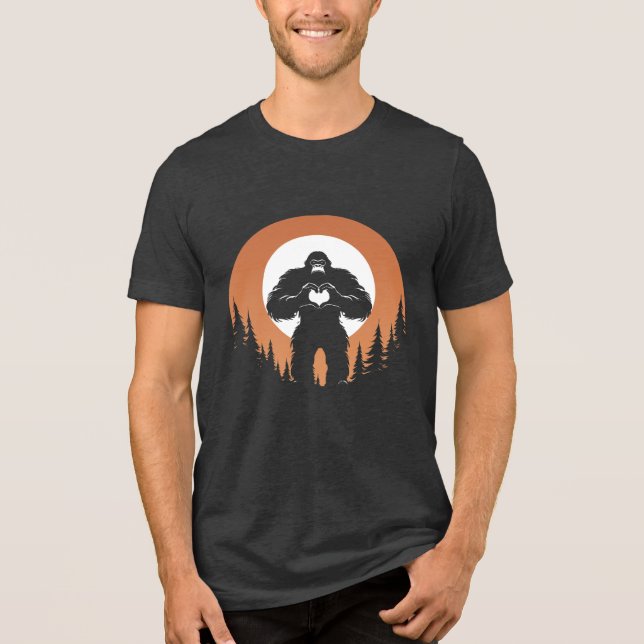 T-shirt En Tri-matière Mains Coeur Bigfoot (Recto)