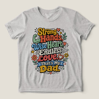 T-shirt En Tri-matière Mains fortes, cœur sage, amour infiniPersonnalisé
