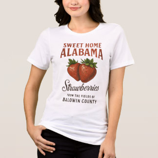 T-shirt En Tri-matière maison douce fraise alabama