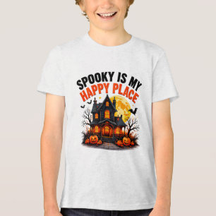 T-shirt En Tri-matière Maison hantée d'automne : Spooky Is My Happy Place