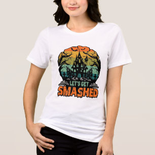 T-shirt En Tri-matière Maison Hantée Halloween Faisons Nous Éclater Couch