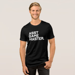 T-shirt En Tri-matière Maître de jeu assistant Typography moderne pour ho