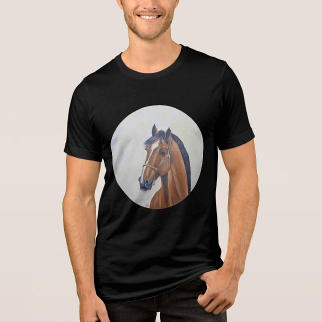 T-shirt En Tri-matière Majestic Horse Portrait T-Shirt (Recto)