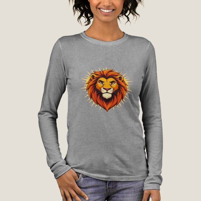 T-shirt En Tri-matière Majestic Lion – King of Power and Authority (Recto)