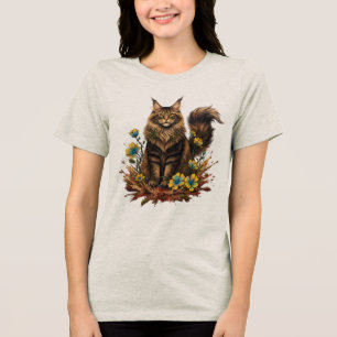 T-shirt En Tri-matière Majestic Maine Coon Nature Art