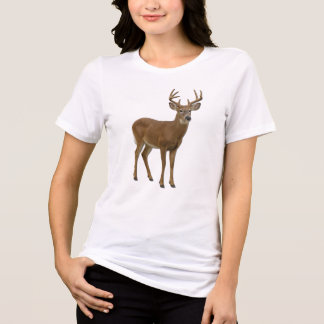 T-SHIRT EN TRI-MATIÈRE MAJESTIC WHITE-TAILED DEER. SAMER BRASIL