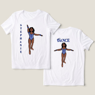 T-shirt En Tri-matière Majorette/ Danseur Tee Bleu Animal
