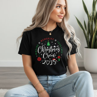 T-shirt En Tri-matière Making Memories Together Christmas Crew 2025