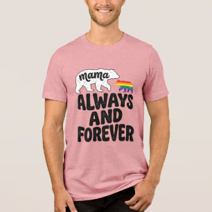 T-shirt En Tri-matière Mama Bear toujours et pour toujours Vintage Chemis