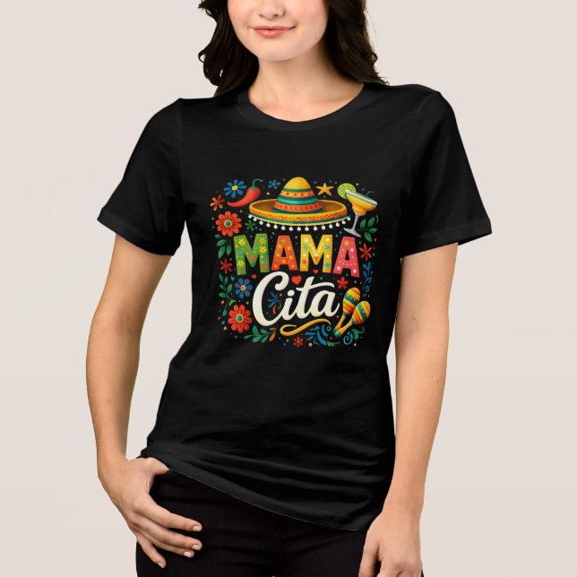 T-shirt En Tri-matière Mama Cita (Recto)