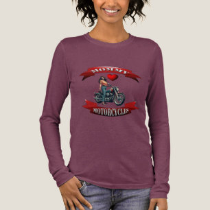 T-shirt En Tri-matière Maman aime les motos