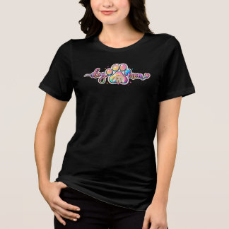 T-shirt En Tri-matière Maman Chien Arc-en-Ciel Patte