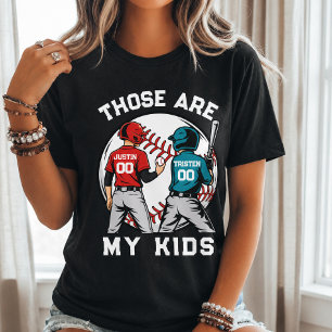 T-shirt En Tri-matière Maman de baseball Enfants Sport Personnalisé Enfan