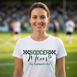 T-shirt En Tri-matière Maman de foot officielle drôle jugeant l'arbitre A