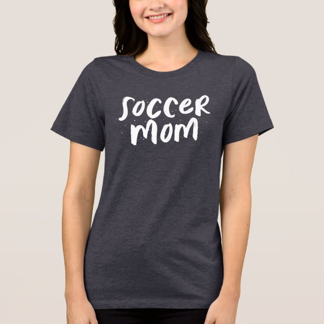 T-shirt En Tri-matière Maman de football tendance élégant (Recto)