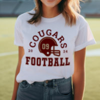 Maman d'équipe de football personnalisée Marron Un