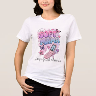 T-shirt En Tri-matière Maman Douce Design Rétro Y2K Esthétique Maman Ka