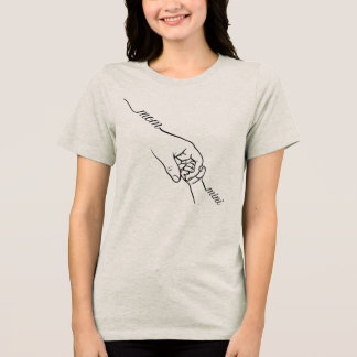 T-shirt En Tri-matière maman et fille mignonnes amour