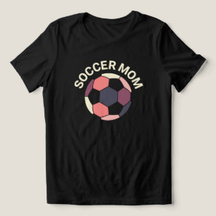 T-shirt En Tri-matière Maman Footballeuse   Style Rétro