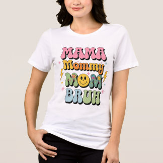 T-shirt En Tri-matière maman maman maman maman maman bruh T-Shirt Fête de