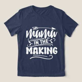 T-shirt En Tri-matière Maman mignonne créant de l'art avec des mots
