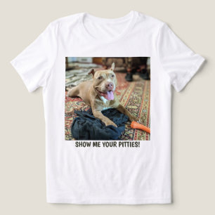 T-shirt En Tri-matière Maman Pit Bull Drôle