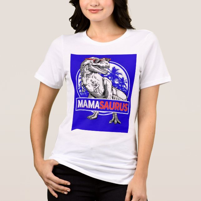 T-shirt En Tri-matière Mamasaurus  (Recto)