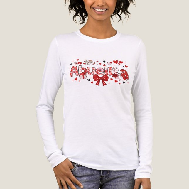 T-shirt En Tri-matière Mamie amour valentin  (Recto)