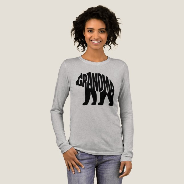 T-shirt En Tri-matière Mamie Ourse (Recto complet)